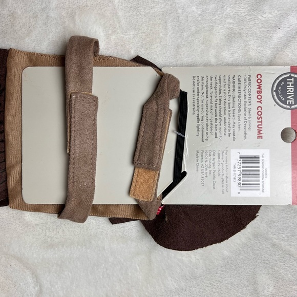 Thrive Bearded Dragon Reptile Cowboy Western Costume - Picture 4 of 6